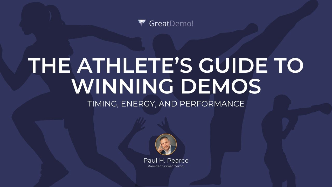 the athlete's guide to winning demos: timing, energy, and performance