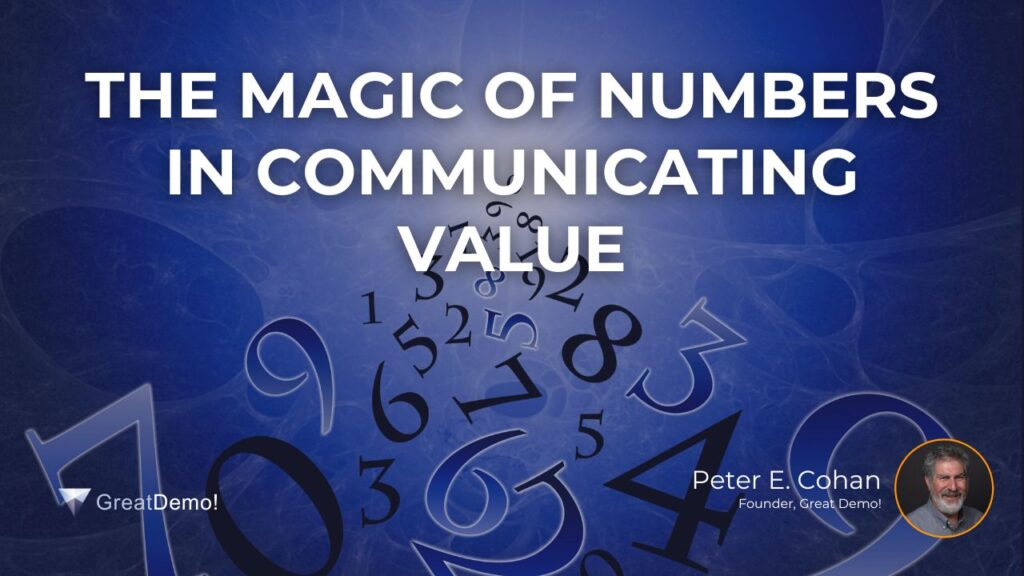 Communicate value with numbers