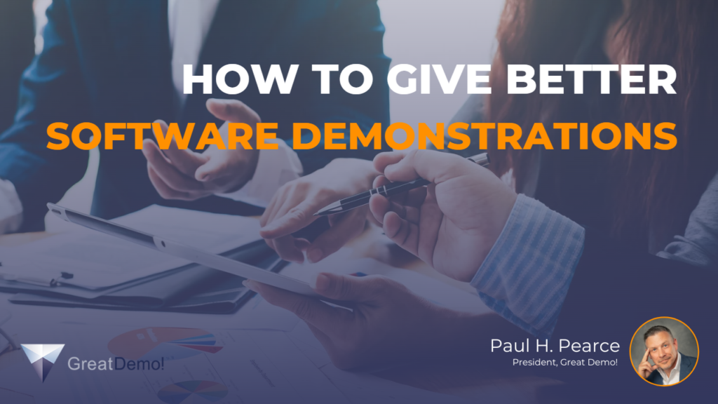 how to give better software demonstrations