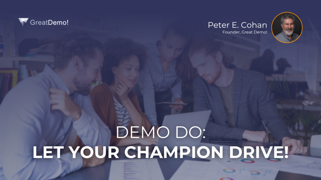 demo do: let your champion drive!