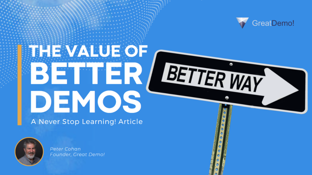 the value of better demos